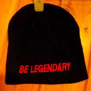 Men’s Black “Be Legendary” Winter Hat/Toque